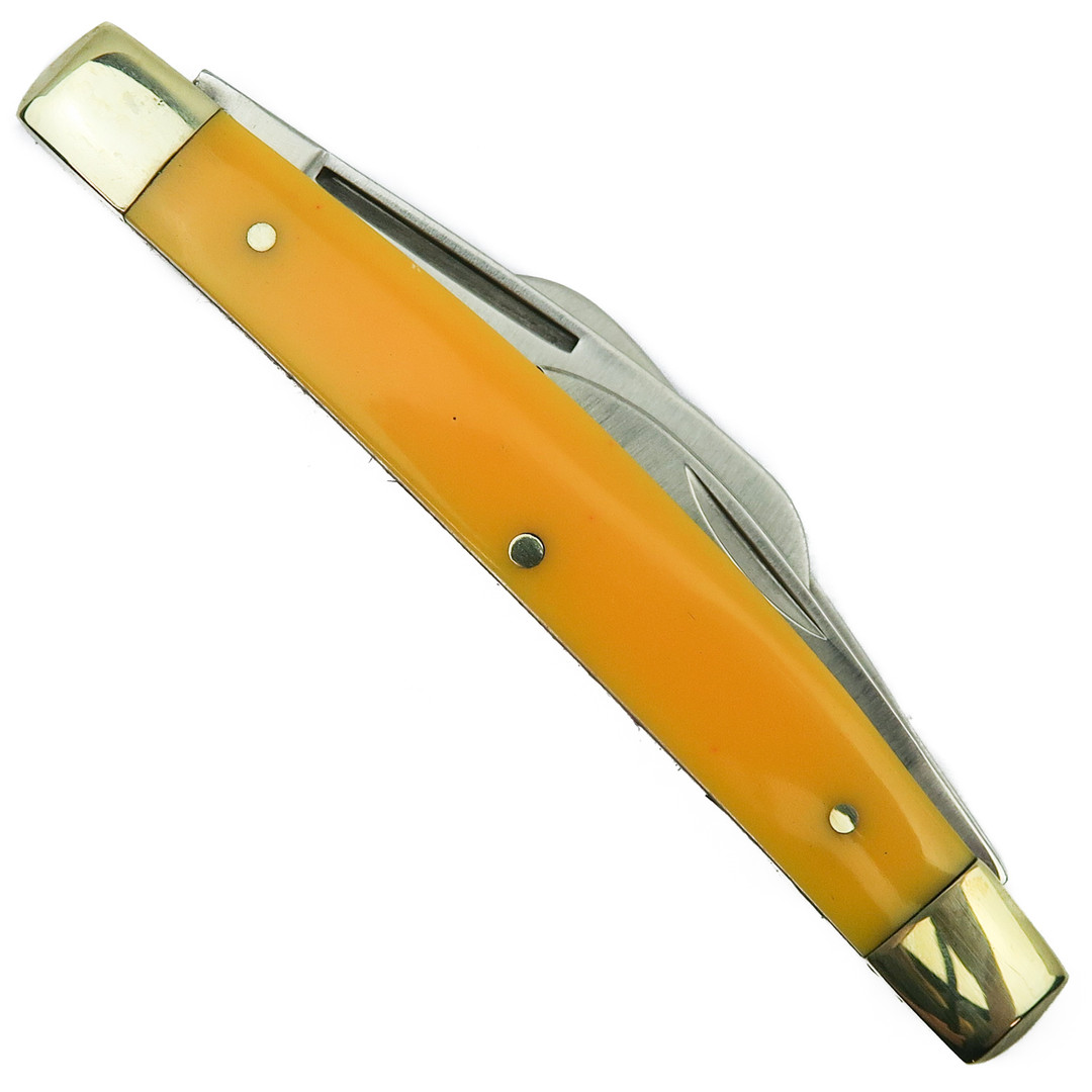 Boker Magnum Congress Yellow Polymer Folding Knife, Closed View