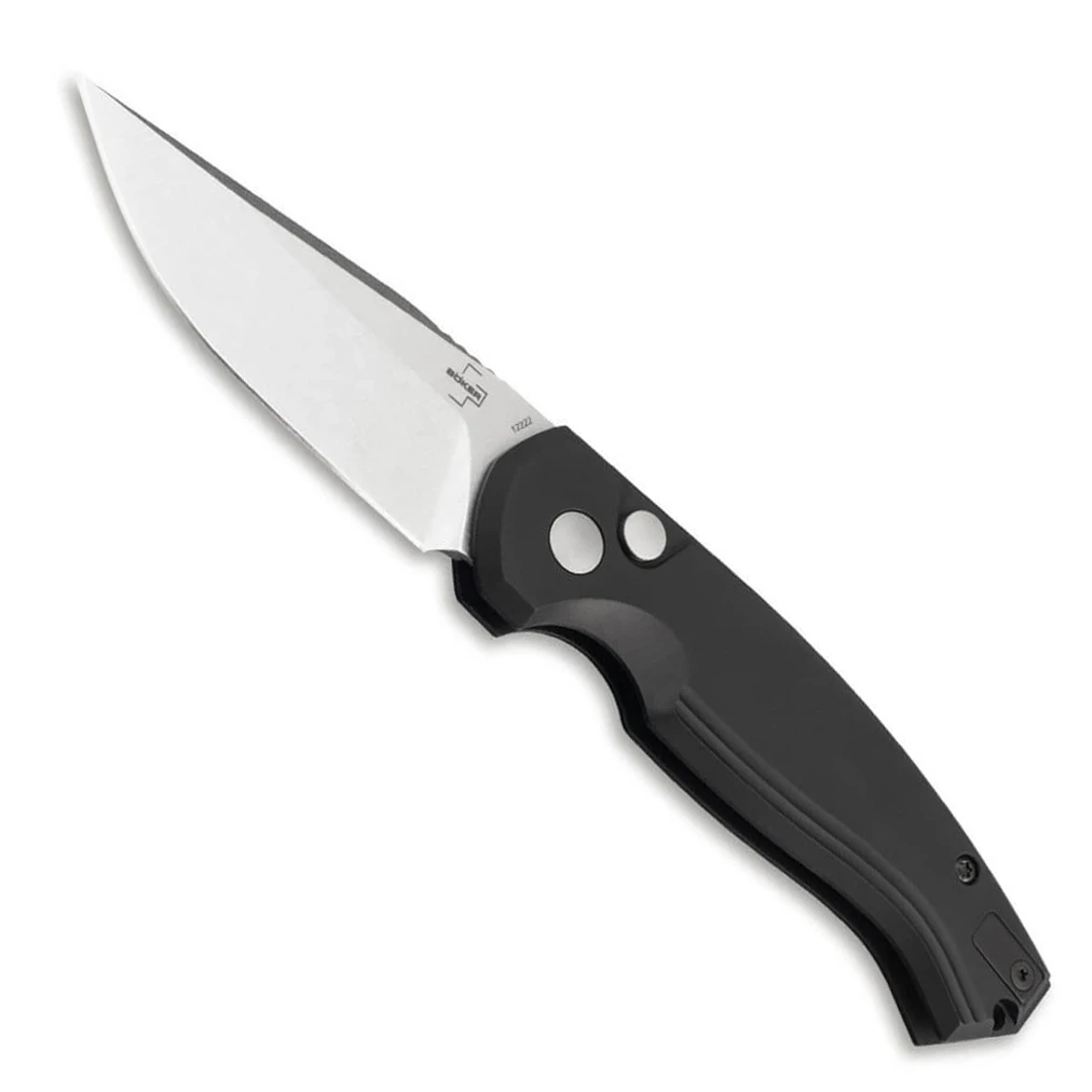 Boker Plus Vox Karakurt Black Aluminum Automatic Knife