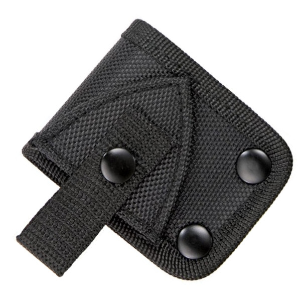 Benchmark Push Dagger Fixed Blade Knife, Black Blade, Sheath View