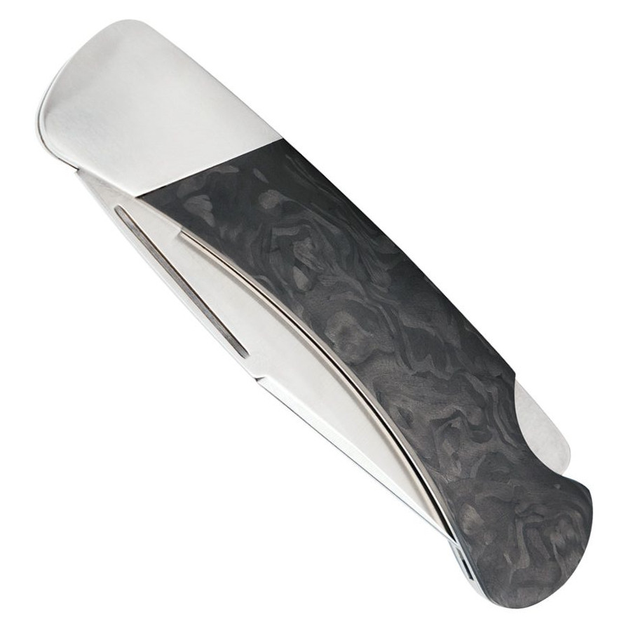 Buck Knives Carbon Fiber 500 Duke Legacy Collection Folder Knife, Closed