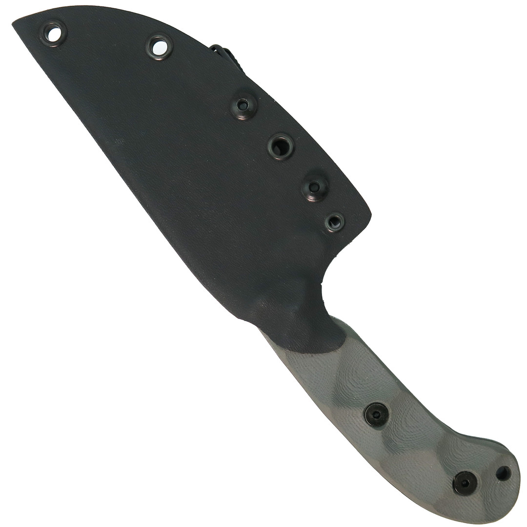 Stroup Knives GP1 Gray G10 Fixed Blade Knife, Sheath View