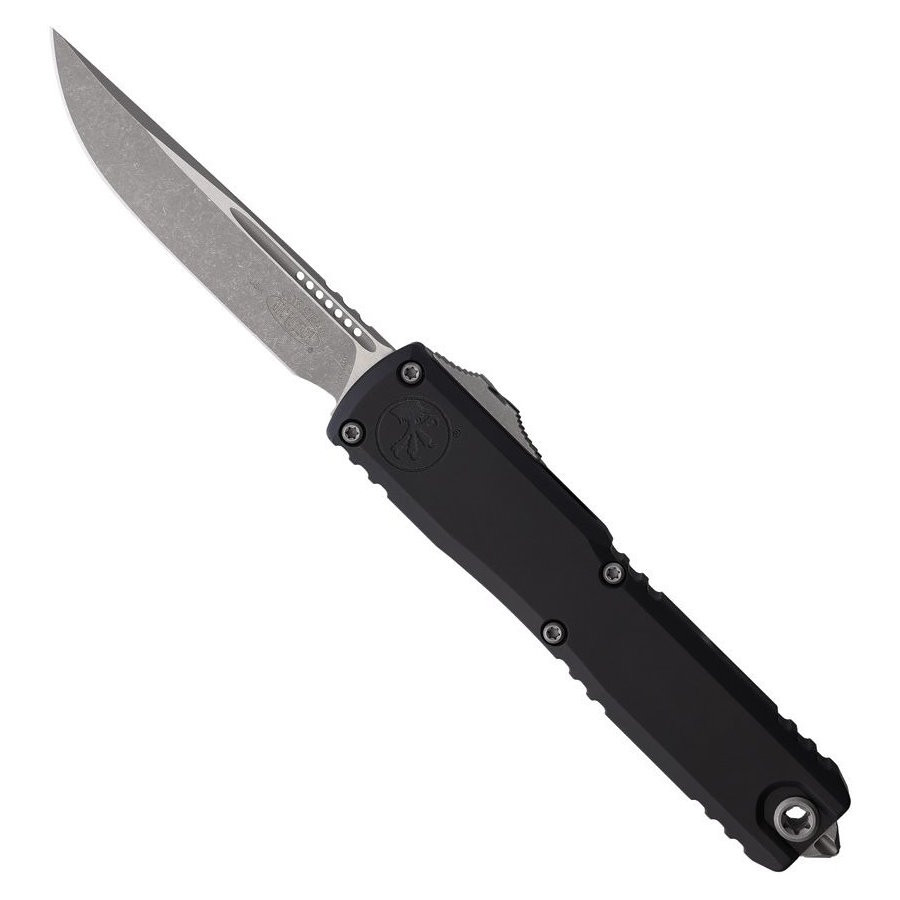 Microtech ZBP Ultratech OTF Auto Knife, Apocalyptic Blade