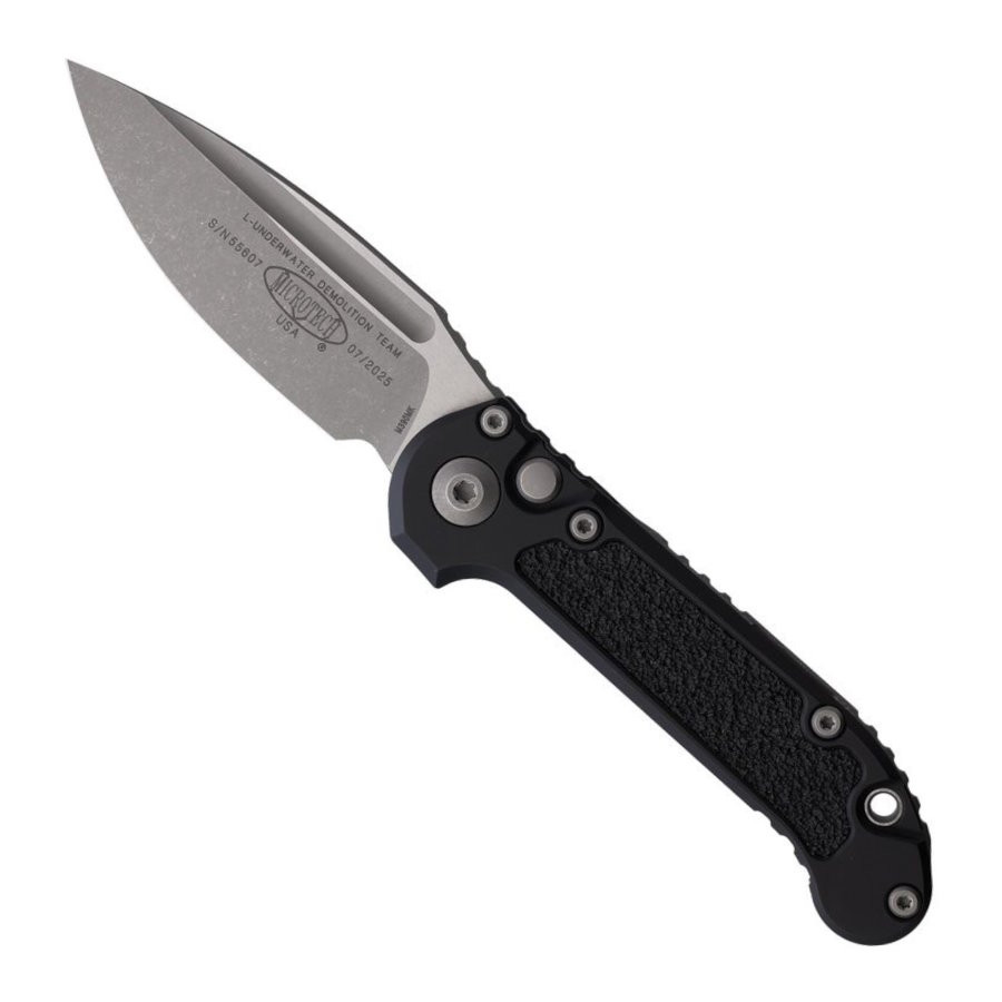 Microtech Gen III Black LUDT Auto Knife, Apocalyptic Blade