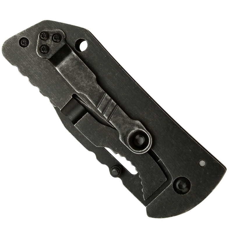 Tac-Force Evolution Digi Camo Assist Knife, Black Clip Blade, Clip View