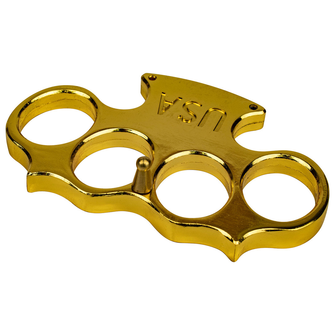 BladesUSA Belt Buckle/ Paperweight, Gold, View 2