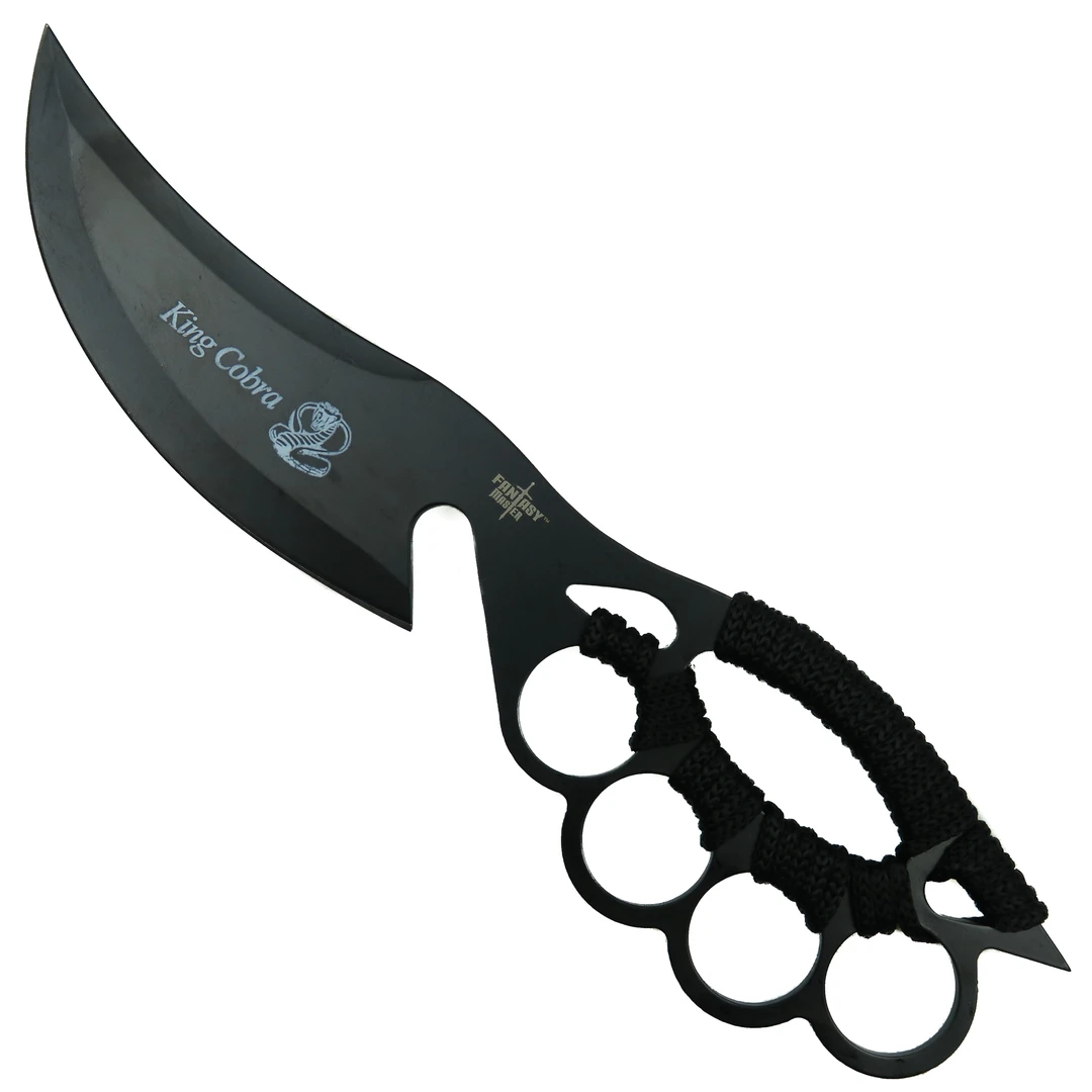 Fantasy Master FMT-051BK King Cobra Black Fixed Blade