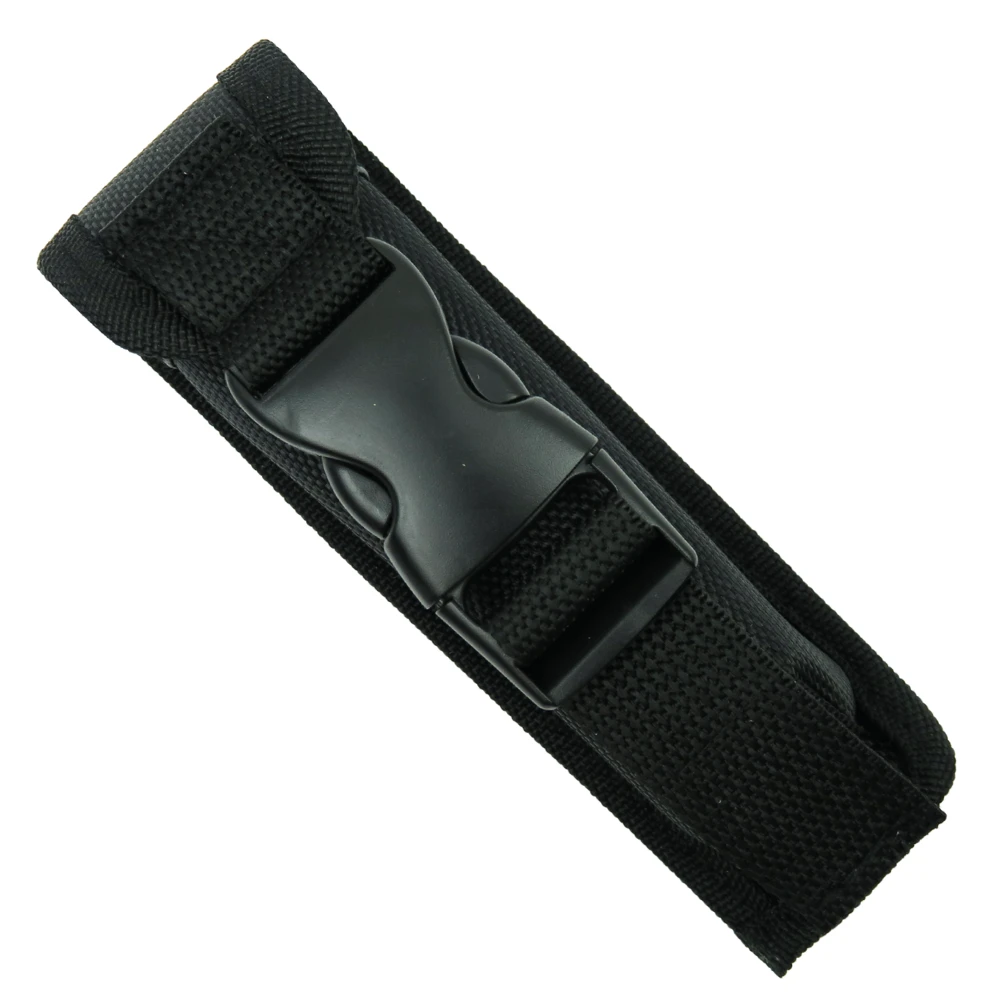 Shadow Grip Rapid-Deploy OTF Auto Knife, Black Tanto Blade, Sheath View