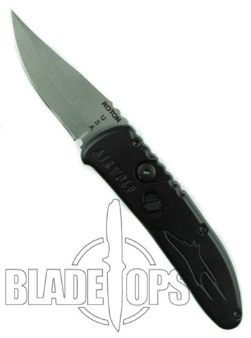 ROTON USA Airwolf JR Auto Knife, Clip Point