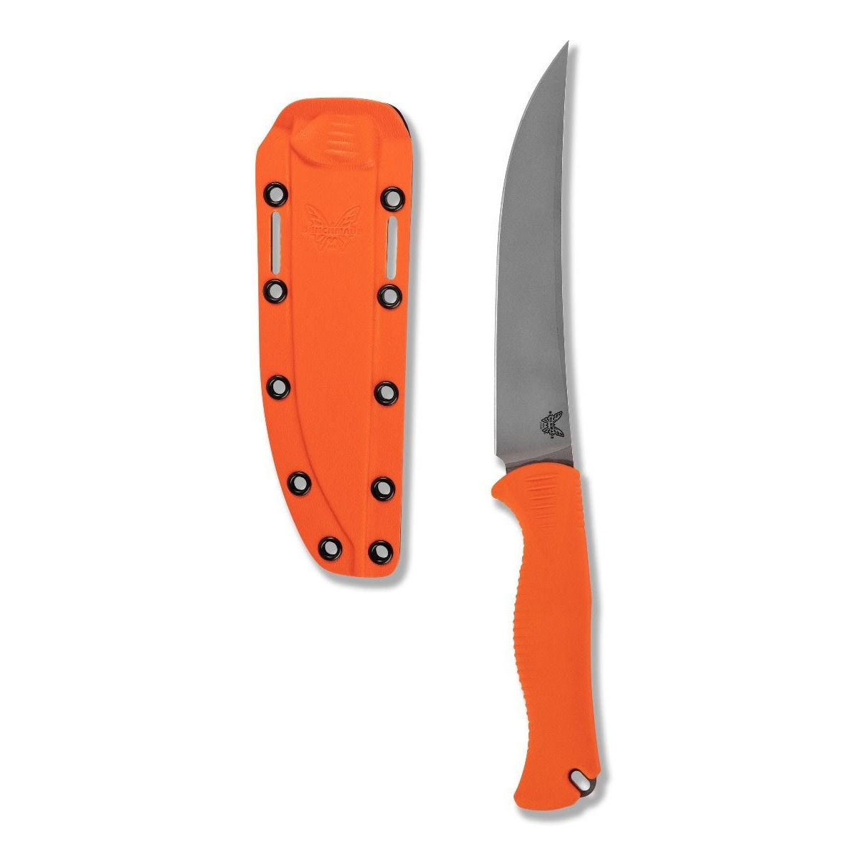 Benchmade Orange Meatcrafter Hunting Fixed Blade Knife BladeOps