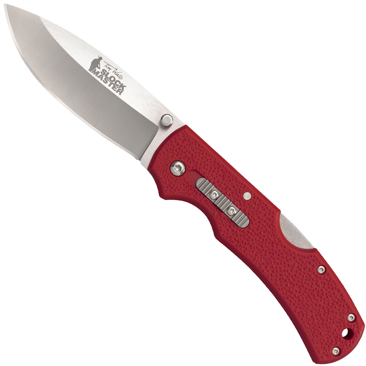 Cold Steel Double Safe Hunter Slock Master Red GFN Folding Knife | BladeOps