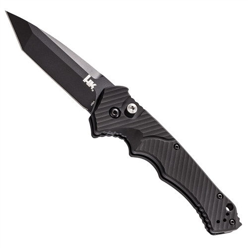 Benchmade H&K MP5 Tanto Auto Knife, 154CM Black Blade