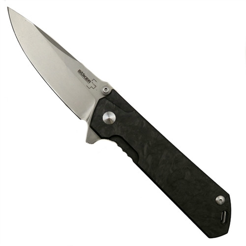 Boker Plus 01BO768 Kihon Marbled Carbon Fiber/Stainless Steel Flipper