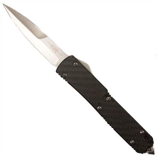Microtech Carbon Fiber Ultratech OTF Knife, Satin Blade