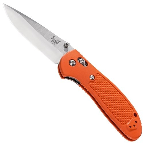 Benchmade Orange Griptilian Folder Knife, CPMS30V Blade