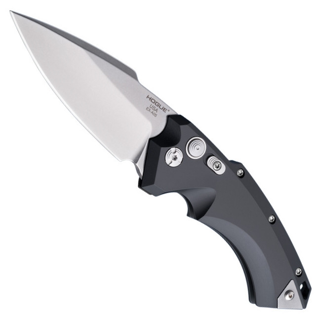 Hogue Knives EXA05 4" Spear Point Auto Knife, Tumbled Blade