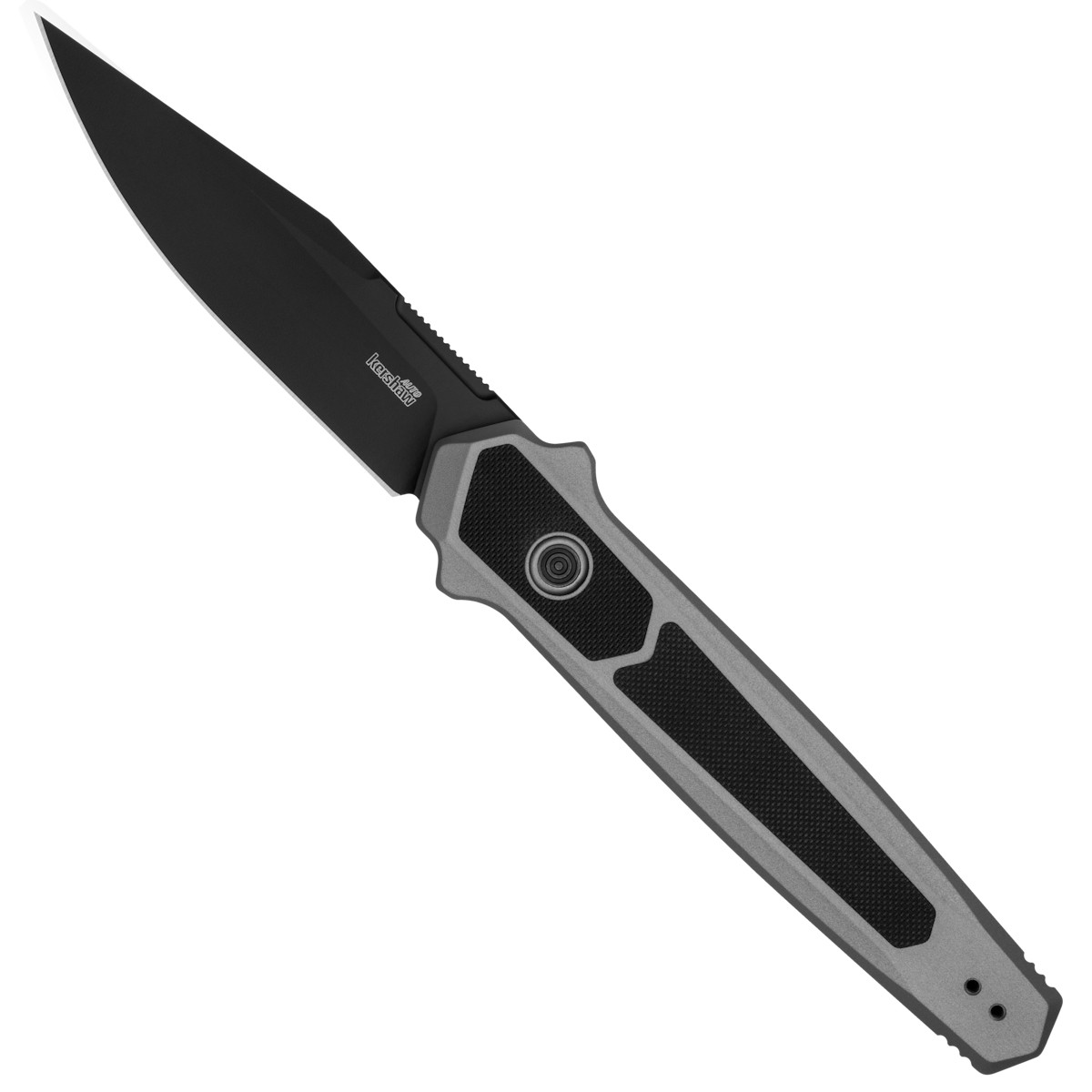 Kershaw Launch 17 Auto Knife, Black Cerakote Clip Blade BladeOps