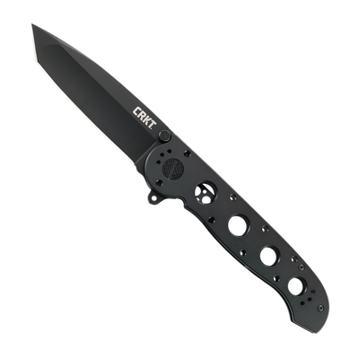 CRKT M16-04KS Large Tanto Flipper Knife, Black Blade
