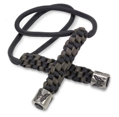 Benchmade Black Paracord Lanyard with Rose Gold PVD Steel Bead, 4.75  Overall - KnifeCenter - 103489F