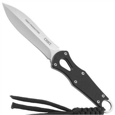 CRKT 2025 Sting 3B D/E Fixed Blade Boot Knife, Satin Blade