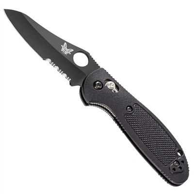 Benchmade 555SBKHG Mini Griptilian Sheepsfoot Folder Knife, 154CM