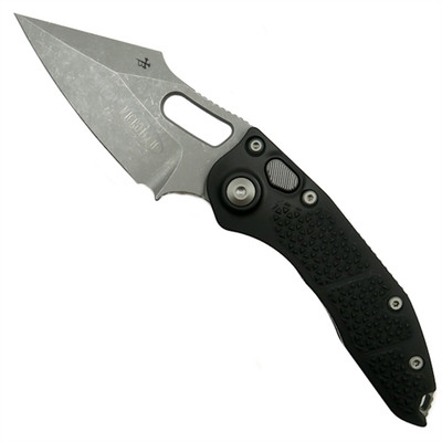 Microtech 169-10AP Borka Stitch Wharncliffe Auto Knife Microtech 169-10AP Borka Stitch Wharncliffe Auto Knife
