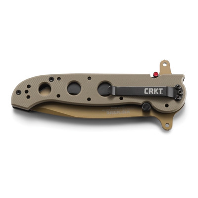 CRKT M16-14DSFG Desert Tan Large Special Forces G-10 Tanto Flipper