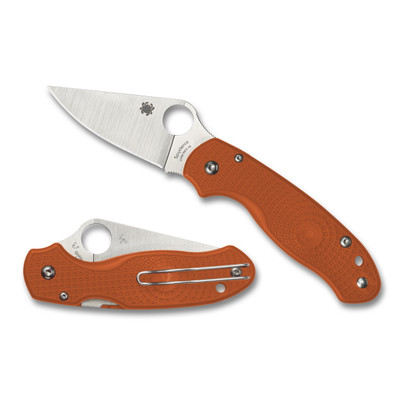 Spyderco Sprint Run Burnt Orange Para 3 Lightweight Folder Knife