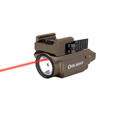 Olight Baldr RL Mini Tactical Light and Red Laser, Desert Tan