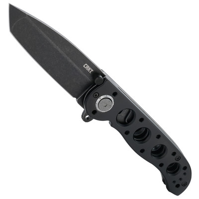 CRKT M16-02DB Deadbolt Assist Knife, Black Tanto Blade | BladeOps