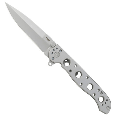 CRKT M16-03SS Frame Lock Flipper Knife, Bead Blast Spear Point