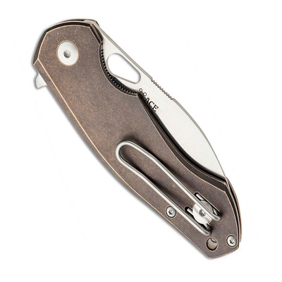 GiantMouse ACE Biblio Bronze with Natural Canvas Micarta Inlay