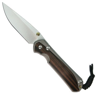 【310企画】310/リバーシブルビスチェ付きT ブラック×ブラウン Chris Reeve Large Sebenza 31 - Macassar Ebony, MagnaCut Drop Point