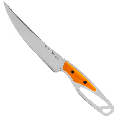 Buck 636 Orange PakLite Processor Select Knife, Trailing Point