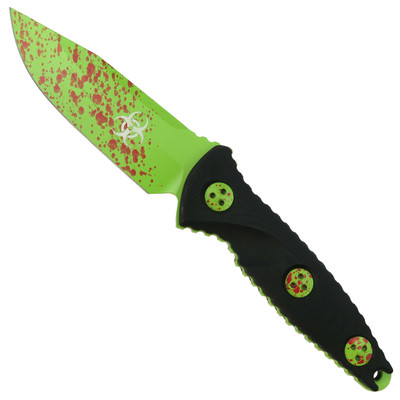 Microtech Socom Alpha Mini S/E Fixed Blade Knife, Zombie-Tech