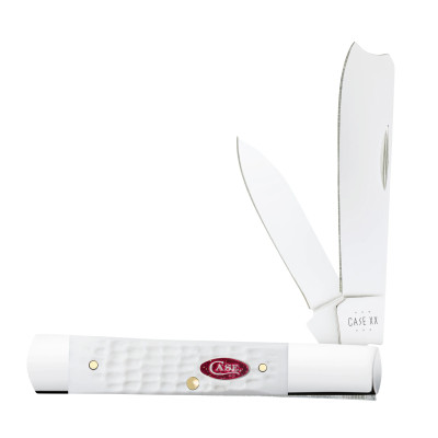Case XX SparXX Jigged White Synthetic Razor Knife | BladeOps