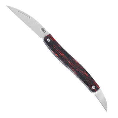CRKT Forebear Black and Red G10 Slip Joint Folding Knife | BladeOps