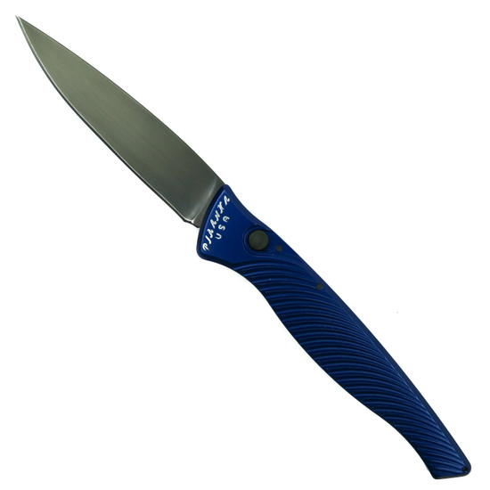 Piranha Blue DNA Auto Knife, CPM-S30V Black Blade