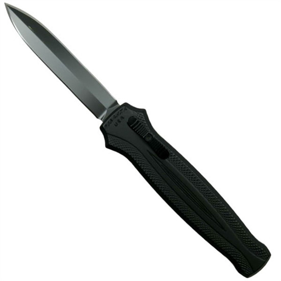 Piranha P-20BKT Rated-XDE OTF Auto Knife, 154CM Black Blade