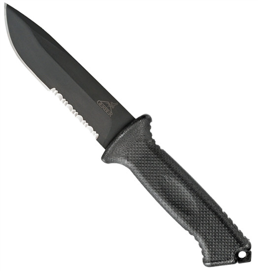 Gerber Prodigy Fixed Blade Survival Knife, Drop Combo Edge Blade