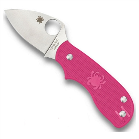 Spyderco Pink Squeak SLIPIT Folder Knife, N690Co Satin Blade