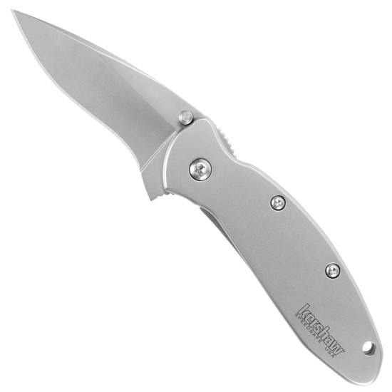 Kershaw Frame Lock Scallion Assist Knife, Plain Blade, KS1620FL