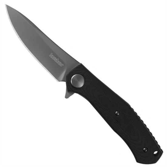 Kershaw 4020 Concierge Flipper Knife, Dark Grey Blade