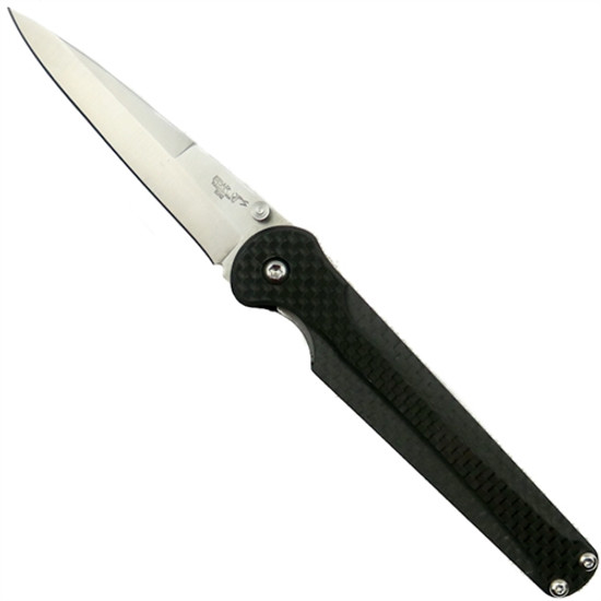 Bear OPS MC-300-CF-S Stiletto Carbon Fiber Folder Knife, S30V Satin Blade