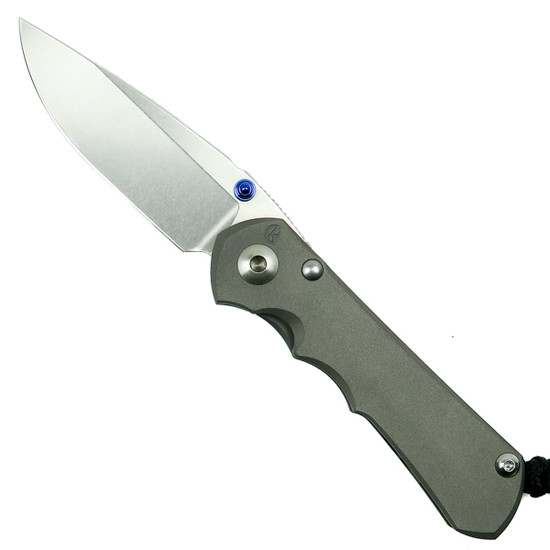 Chris Reeve SIN-1000 Small Inkosi Titanium Folder Knife, CPM-S45VN Stonewash Blade