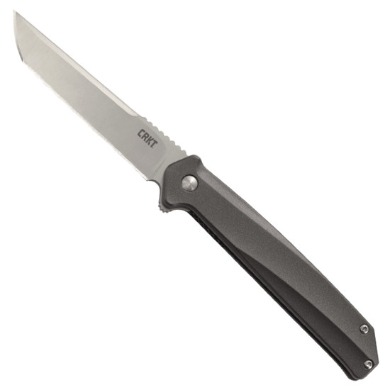 CRKT Helical Tanto Flipper Knife, Satin Blade