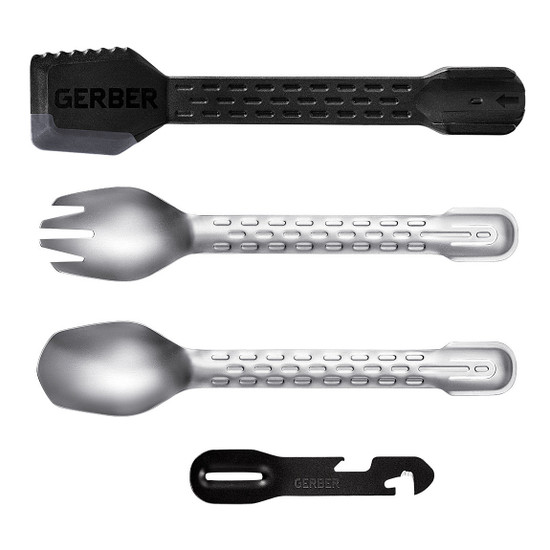 Gerber ComplEAT All-In-One Utensil Set, Onyx Finish DETACHED VIEW