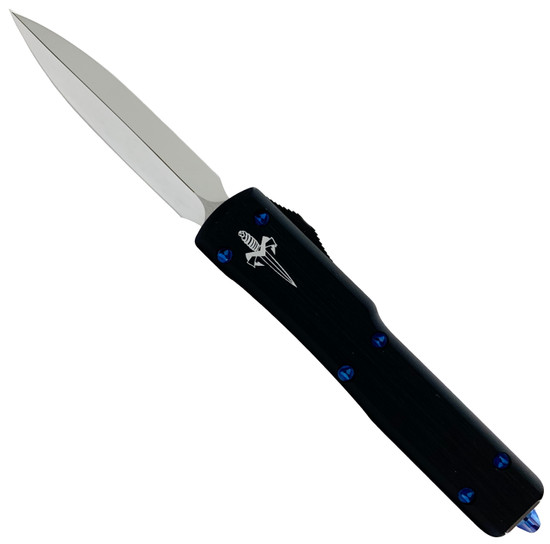 Marfione Custom UTX-70 Dagger OTF Auto Knife, Cracked Ice Blade