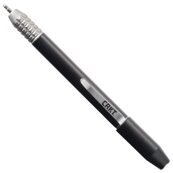 CRKT Techliner Magnetic End Pen, Black/Satin Finish