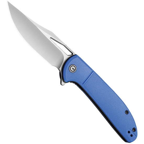 CIVIVI Blue Ortis Flipper Knife , Satin Blade