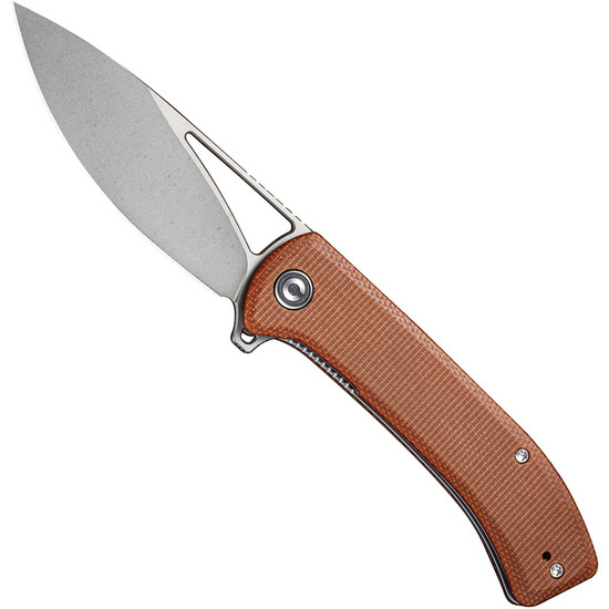 CIVIVI Riffle Brown Micarta Liner Lock Knife